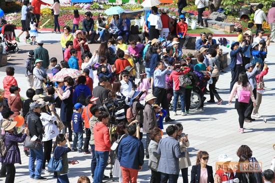 2015고양국제꽃박람회 – 오는 10일 폐막을 앞둔 꽃박람회장의 모습
